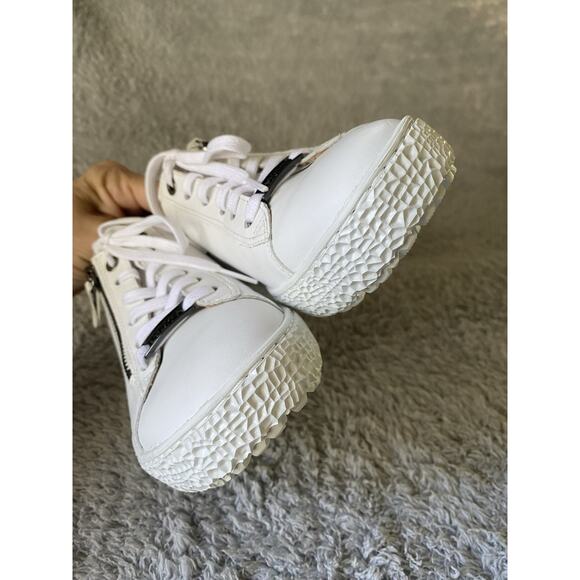 HARTJES “Phil” White Leather Textured Sole Austrian Size 3 1/2, US M 3.5/W 5 main image 4